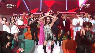 BTS GFRIEND Reaction to Sunmi Gashina MBC Gayo Daejaejon [upl. by Laet]