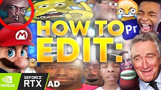 How To Edit 21st Century Humour Memes Premiere Pro [upl. by Anis]