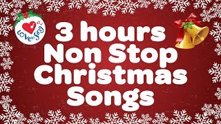 POPULAR CHRISTMAS SONGS 3 HOURS NON STOP  MERRY CHRISTMAS [upl. by Yuu]