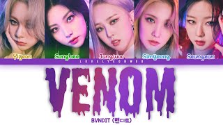 BVNDIT 밴디트 – VENOM Lyrics Color Coded HanRomEng [upl. by Oberstone]