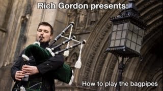 How to play the bagpipes Part 1 Old version [upl. by Amaral]