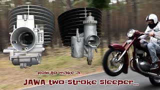 JAWA 2stroke power tuning 350 cc  559R part 1 [upl. by Schoenburg]