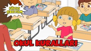 Okul Kuralları Eğitici Çizgi film Animasyon [upl. by Yeltihw11]