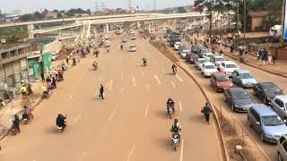 Kampala Flyover Road Project Progress Update  Clocktower [upl. by Etteve]