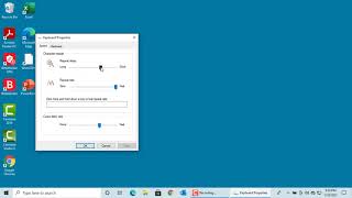 How to Change Keyboard Repeat Delay and Rate in Windows 10 [upl. by Ellyn280]