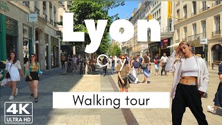 Lyon France 🇫🇷 Walking tour 4k [upl. by Dunaville421]