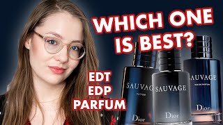 Which Sauvage To Buy  EDP vs Parfum vs EDT  Dior [upl. by Ekusoyr]