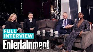 No Time To Die Cast Daniel Craig Rami Malek Léa Seydoux amp Lashana Lynch  Entertainment Weekly [upl. by Anoif]