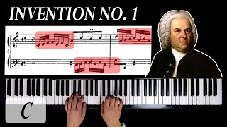 INVERSION  Bach Invention no 1 in C major  Analysis [upl. by Konikow]