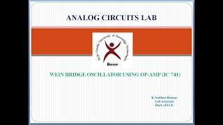 Wein Bridge Oscillator [upl. by Goldberg393]