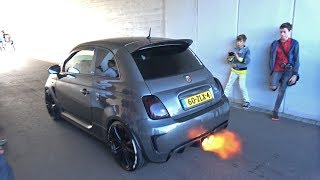 Abarth 595 Competizione Stage 4 with Capristo Exhaust System [upl. by Antonina936]