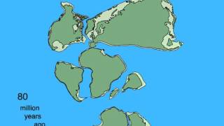 Pangea Breakup and Continental Drift Animation [upl. by Onavlis264]