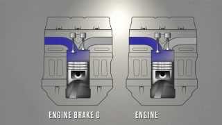 How a Jake Brake Works  Jacobs Vehicle Systems [upl. by Ruhtracam]