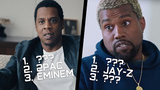 Rappers Name Their Top 5 Favorite Rappers of ALLTIME JayZ Kanye West Diddy Lil Wayne amp more [upl. by Favrot654]