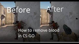 CSGO How to remove blood 2023 still working [upl. by Dranreb49]