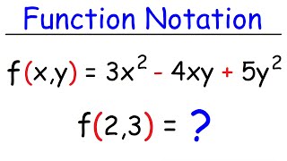 Evaluating Functions  Basic Introduction  Algebra [upl. by Messere]