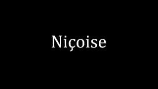 How to pronounce Niçoise [upl. by Feodore987]