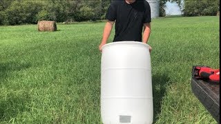 How To Make A Deer Feeder CHEAP [upl. by Sethrida]