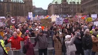 Demonstration gegen AFD in Bremen ohne Parteien [upl. by Fabri]