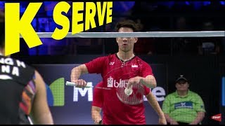 3 Types of Kevin Sanjaya SERVE [upl. by Lorrac]