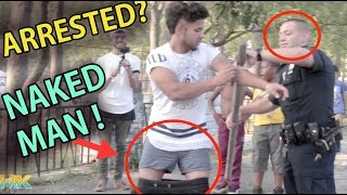 Pulled My Best Friends Pants Off In Public PRANK [upl. by Cohdwell]