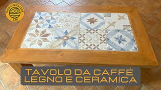 TAVOLINO DA CAFFÉ LEGNO E CERAMICA [upl. by Camp]