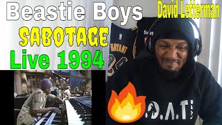 FIRST TIME SEEING  Beastie Boys Sabotage  David Letterman   1994 REACTION [upl. by Ssilem441]