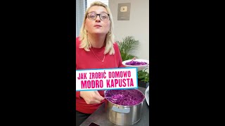 JAK ZROBIĆ DOMOWO MODRA KAPUSTA [upl. by Cathrine301]