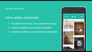 Tutorial Wallapop  Como utilizar el buscador iPhone [upl. by Ymmot858]