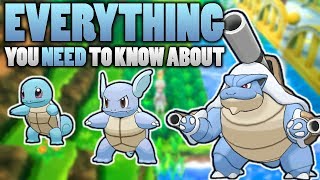 Everything You Need To Know About Squirtle Wartortle amp Blastoise Pokemon Lets Go Eevee Pikachu [upl. by Nawk]