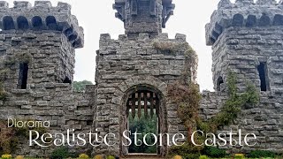 How to Create a Hyperrealistic Stone Castle Miniature [upl. by Llezo]