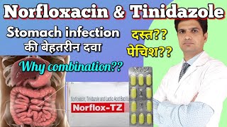 Norflox TZ  Nor TZ tablet  Norfloxacin Tinidazole tablet  Nflox TZ tablet [upl. by Elvyn]