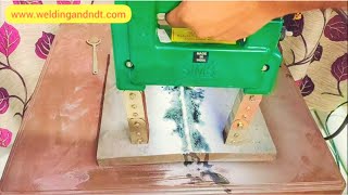 English MPIMPT  Magnetic Particle Test practical Wet visible Technique [upl. by Nerine]