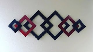 DIY Super Easy Upcycled Paper Wall Art Decor MadeByFate 235 [upl. by Skyler]