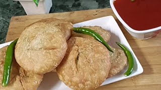 Matar Kachori Recipe food [upl. by Aelahc]