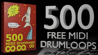 FREE MIDI PACK  500 Myriad Drumloops [upl. by Meit]