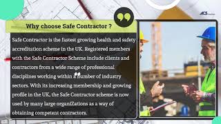 Safe Contractor Scheme by ACS Consultants [upl. by Alyag]