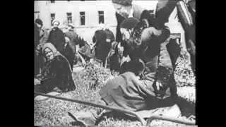 German Prisoners in Leningrad 1942 [upl. by Yddet]