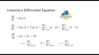 Linearize a Differential Equation [upl. by Hewet]