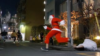 サイコパスサンタドッキリPsycho Santa Claus Prank in Japan [upl. by Blisse365]