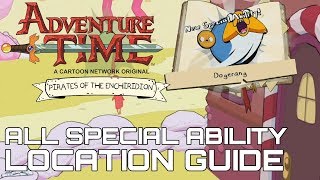 Adventure Time Pirates Of The Enchiridion ALL SPECIAL ABILITY LOCATIONS ALL ENCHIRIDION PAGES [upl. by Alansen244]