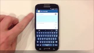 How to Send a Picture Message  Samsung Galaxy [upl. by Ellehcyar]