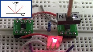 GMR Analog Magnetic Field Sensor Demonstration [upl. by Eesyak]