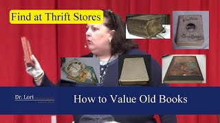 How to Value Old Antique Books by Dr Lori [upl. by Ysteb]