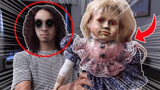 SCARY I GOT POSSESSED BY THIS EVIL HAUNTED DOLL AT 3 AM WHO DELIVERED IT TO MY HOUSE [upl. by Amadeo]