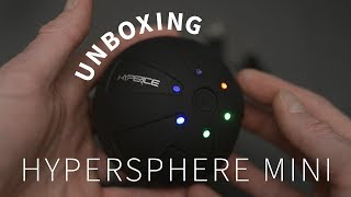 UNBOXING The Hypersphere Mini  Best Portable Massage Device [upl. by Eirotal]