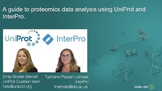 A guide to proteomics data analysis using UniProt and InterPro [upl. by Clary845]