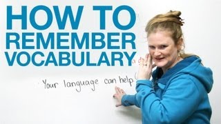 How to Remember Vocabulary [upl. by Colwen]