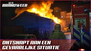 MEGA GROTE industriële brand  Als de Brandweer [upl. by Uchida478]