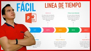 ⏰ LINEA de TIEMPO en PowerPoint ELEGANTE 👋 Fácil y Rápido 👋 [upl. by Isdnyl614]